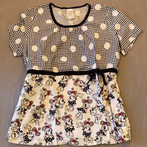Disney scrub top